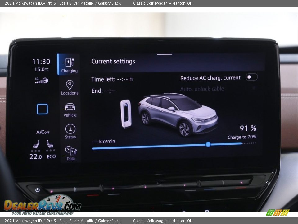 Controls of 2021 Volkswagen ID.4 Pro S Photo #13