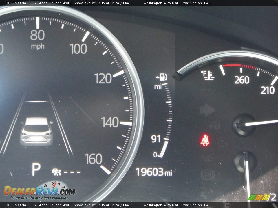 2019 Mazda CX-5 Grand Touring AWD Snowflake White Pearl Mica / Black Photo #29