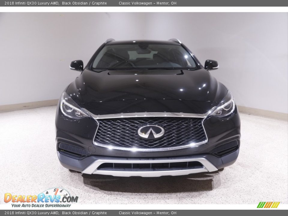 2018 Infiniti QX30 Luxury AWD Black Obsidian / Graphite Photo #2
