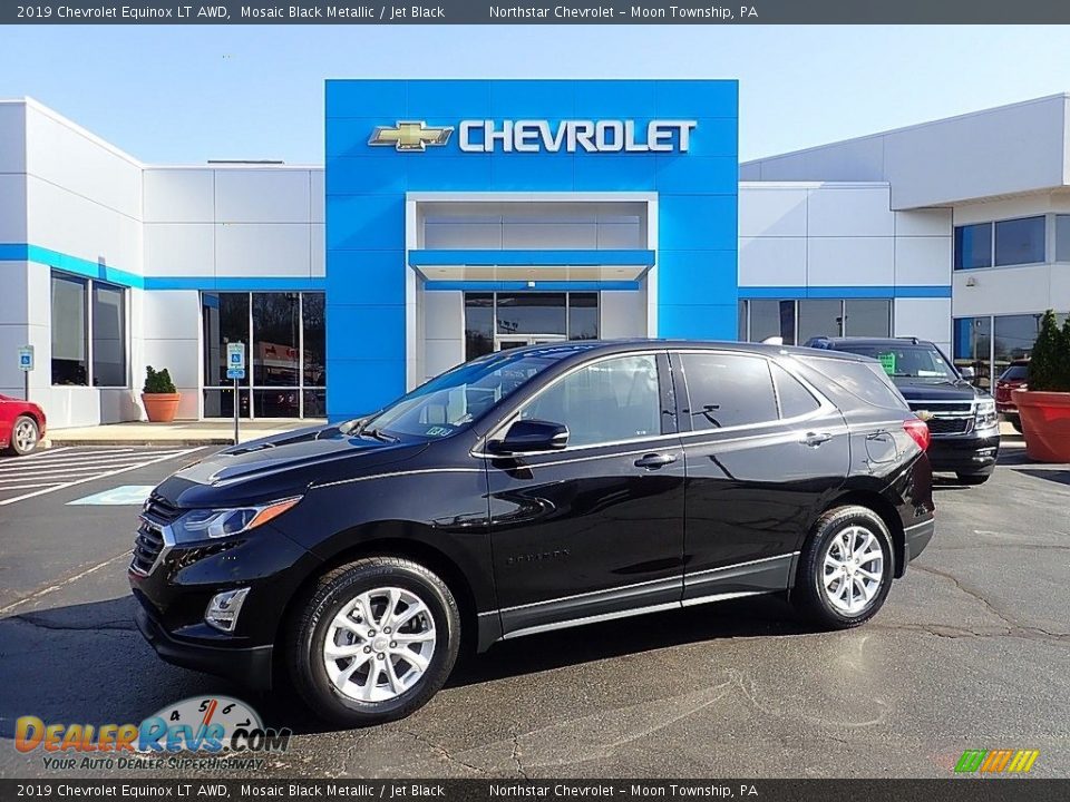 2019 Chevrolet Equinox LT AWD Mosaic Black Metallic / Jet Black Photo #1