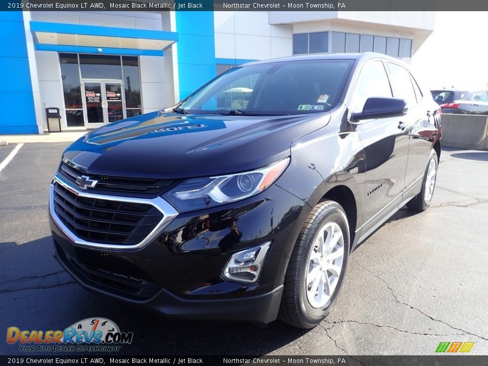 2019 Chevrolet Equinox LT AWD Mosaic Black Metallic / Jet Black Photo #2