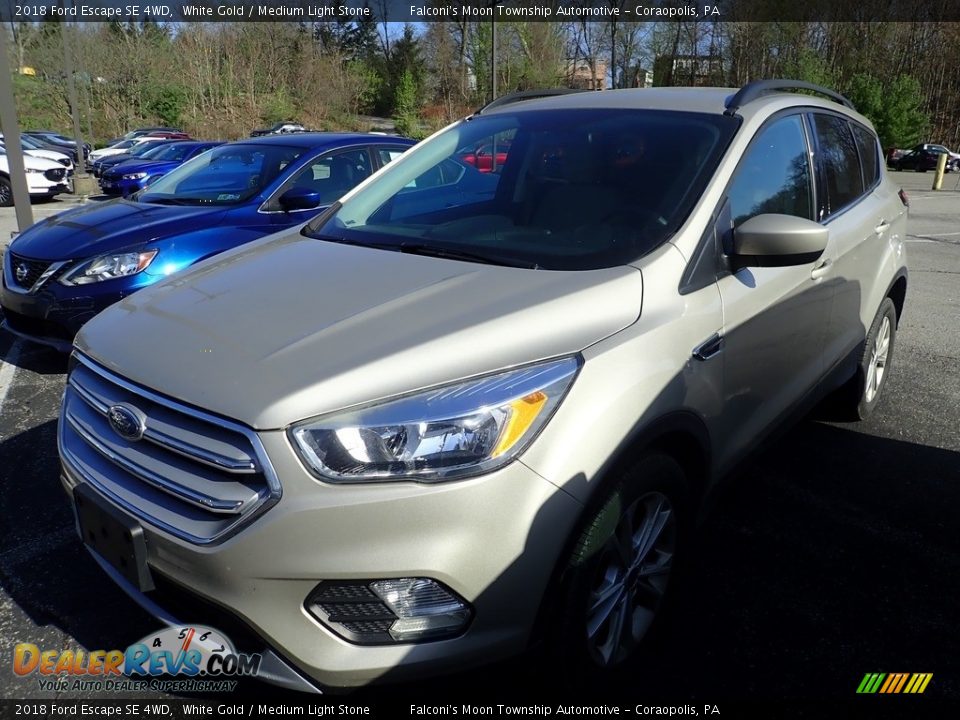 2018 Ford Escape SE 4WD White Gold / Medium Light Stone Photo #1