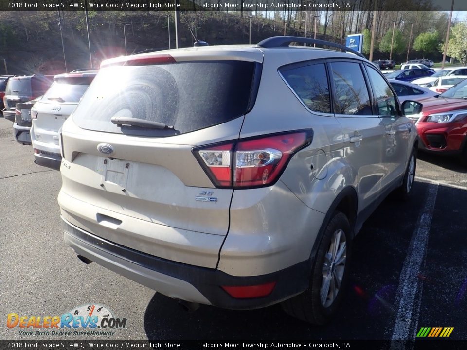 2018 Ford Escape SE 4WD White Gold / Medium Light Stone Photo #4