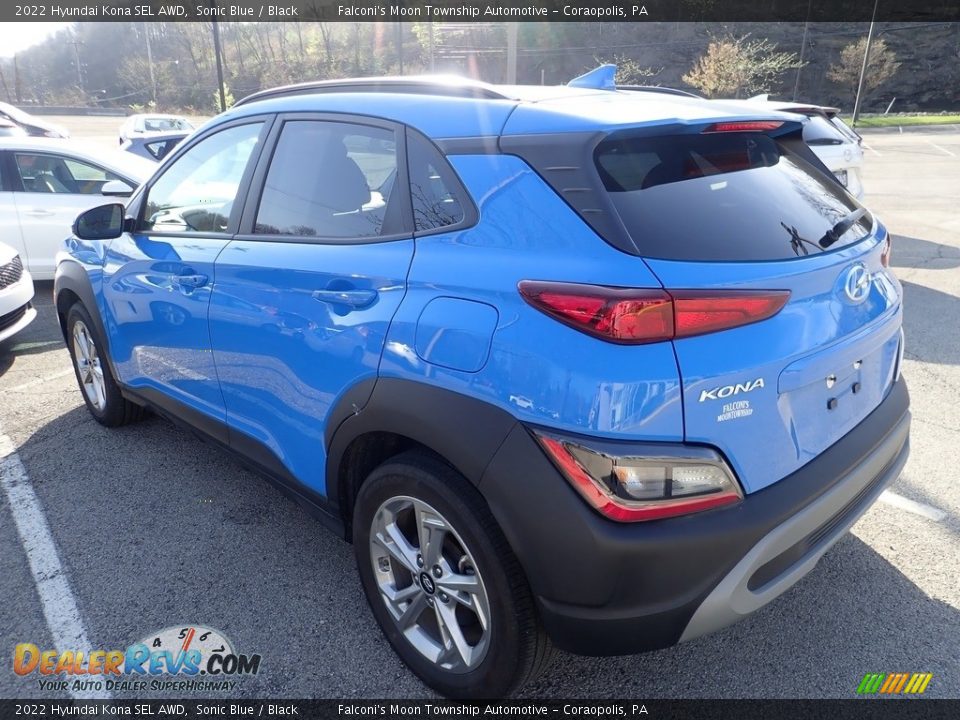 2022 Hyundai Kona SEL AWD Sonic Blue / Black Photo #2