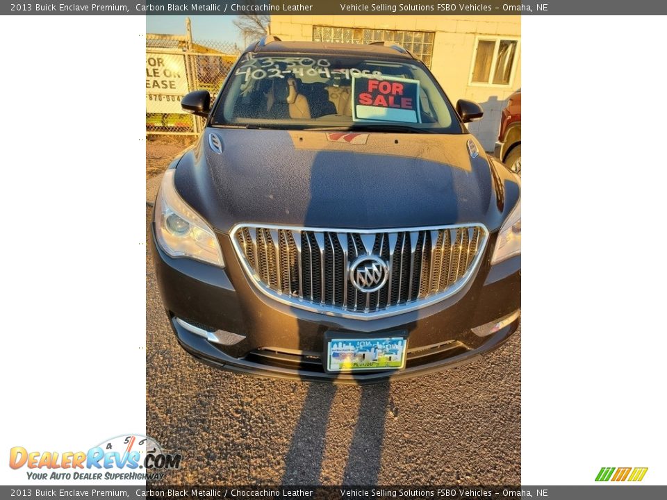 2013 Buick Enclave Premium Carbon Black Metallic / Choccachino Leather Photo #1