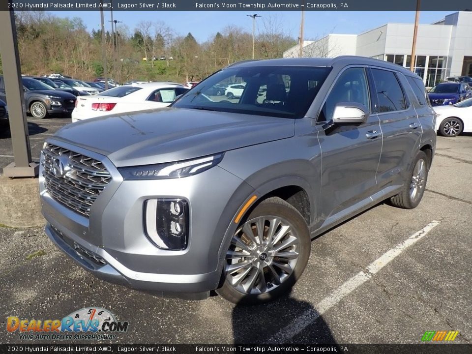 2020 Hyundai Palisade Limited AWD Lagoon Silver / Black Photo #1