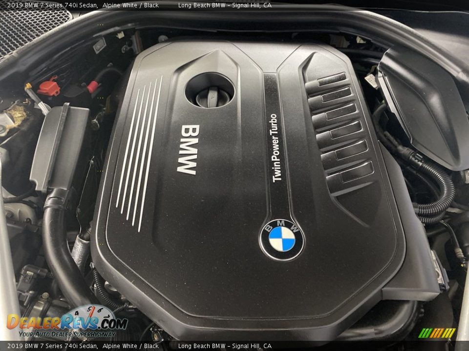 2019 BMW 7 Series 740i Sedan Alpine White / Black Photo #11