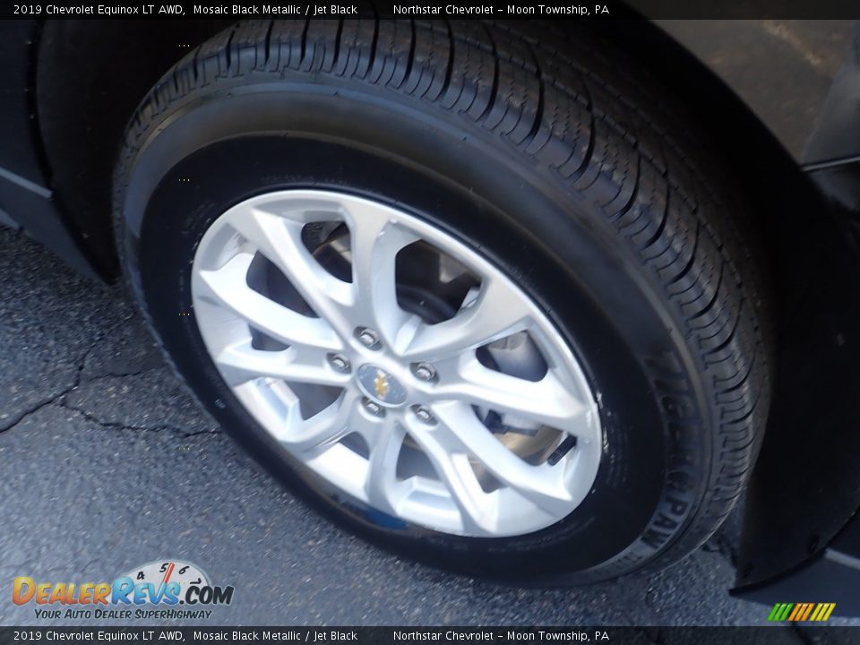 2019 Chevrolet Equinox LT AWD Mosaic Black Metallic / Jet Black Photo #14