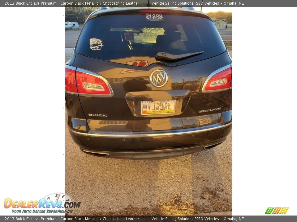 2013 Buick Enclave Premium Carbon Black Metallic / Choccachino Leather Photo #10