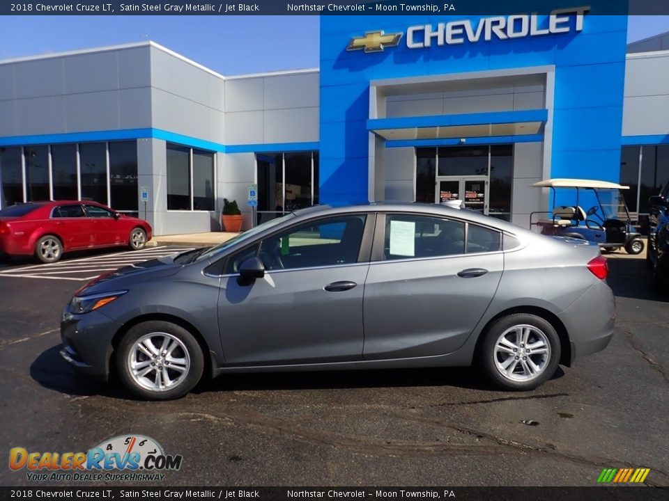 2018 Chevrolet Cruze LT Satin Steel Gray Metallic / Jet Black Photo #3