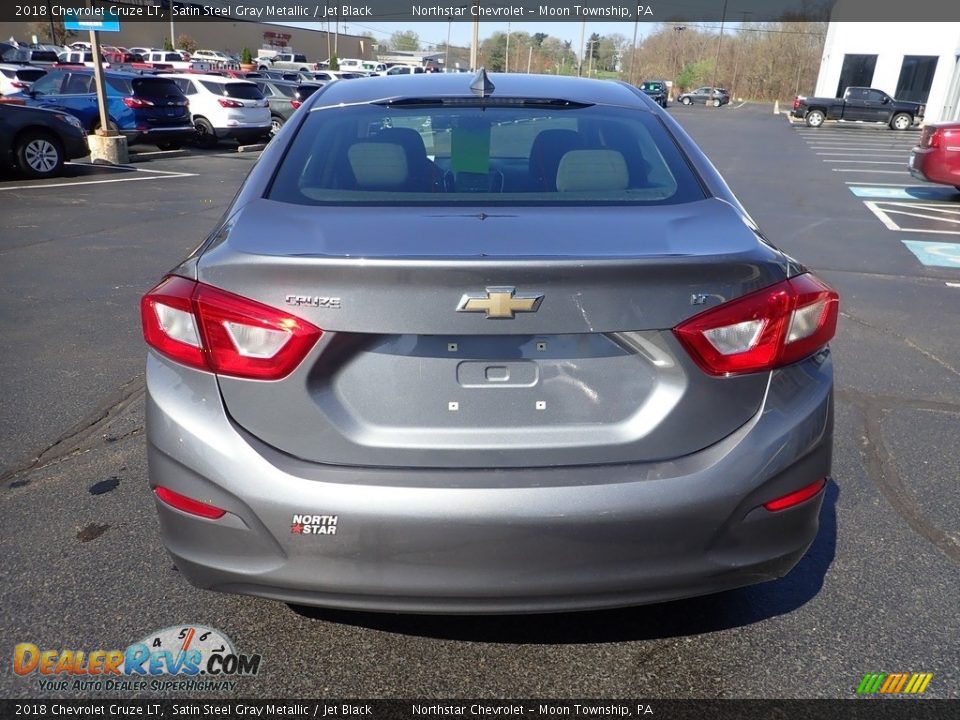 2018 Chevrolet Cruze LT Satin Steel Gray Metallic / Jet Black Photo #6