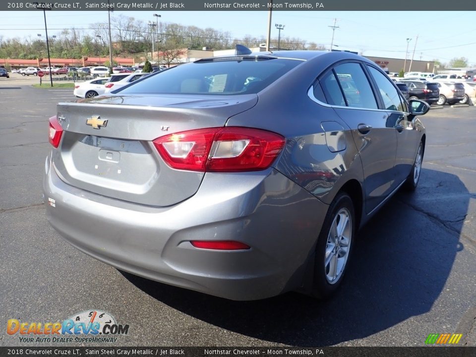 2018 Chevrolet Cruze LT Satin Steel Gray Metallic / Jet Black Photo #8