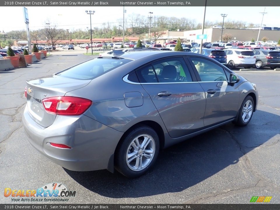 2018 Chevrolet Cruze LT Satin Steel Gray Metallic / Jet Black Photo #9