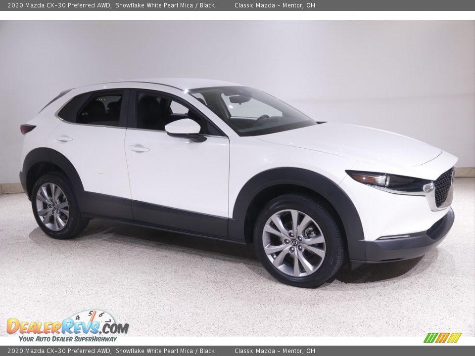 2020 Mazda CX-30 Preferred AWD Snowflake White Pearl Mica / Black Photo #1