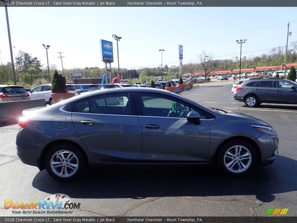 2018 Chevrolet Cruze LT Satin Steel Gray Metallic / Jet Black Photo #10