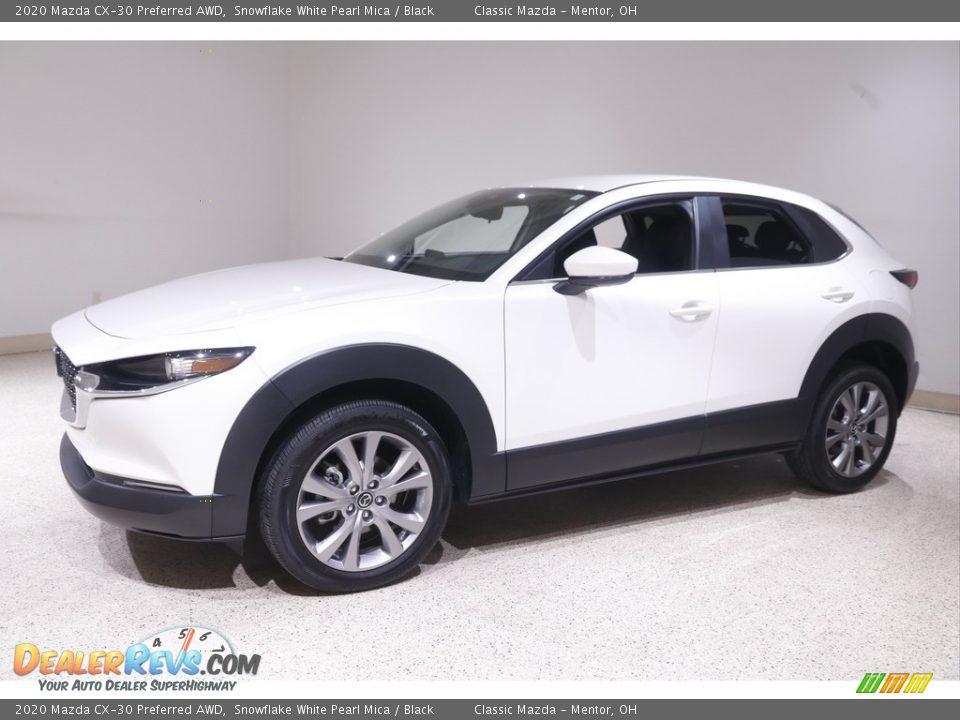 2020 Mazda CX-30 Preferred AWD Snowflake White Pearl Mica / Black Photo #3