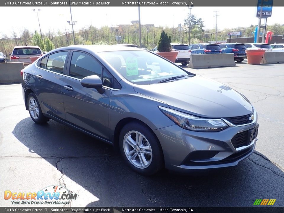 2018 Chevrolet Cruze LT Satin Steel Gray Metallic / Jet Black Photo #11