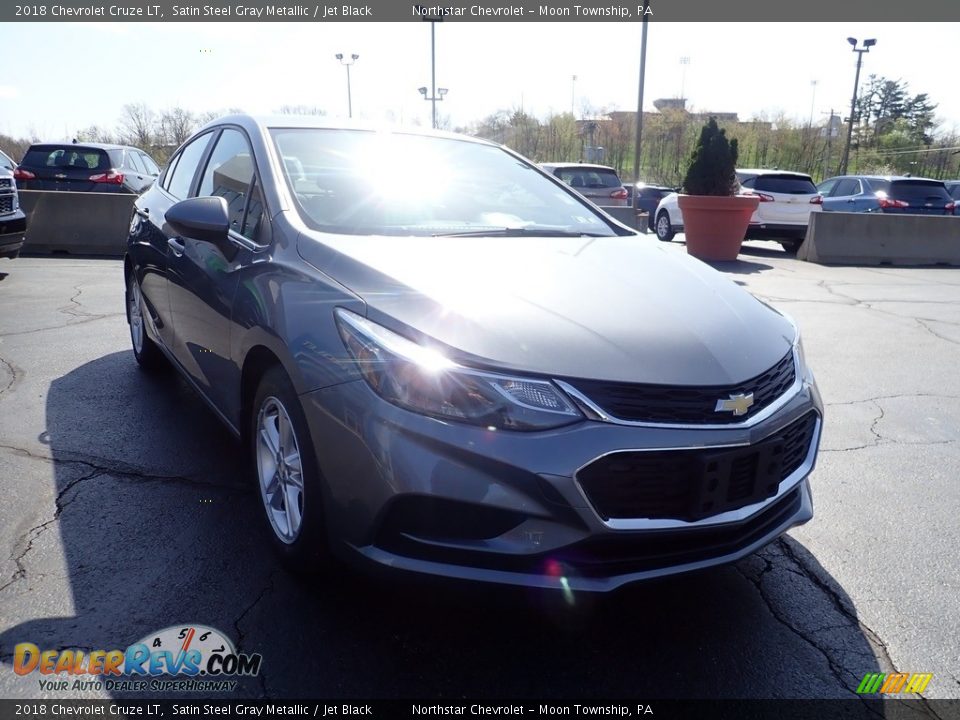 2018 Chevrolet Cruze LT Satin Steel Gray Metallic / Jet Black Photo #12