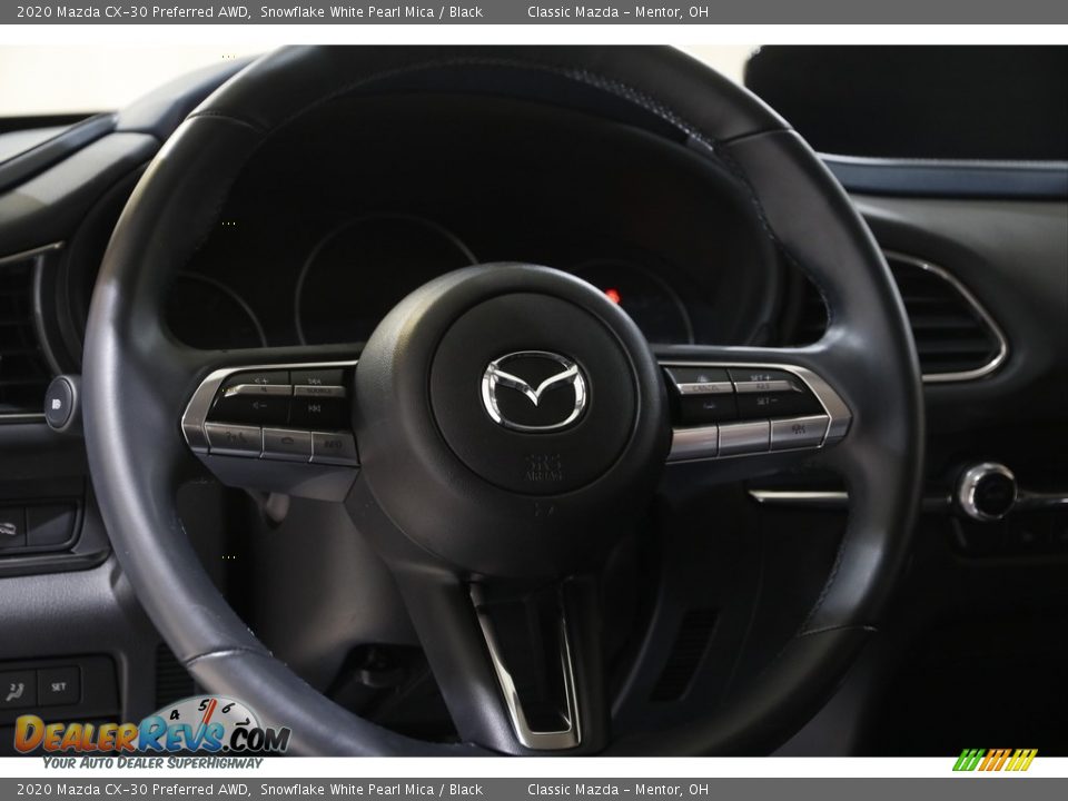 2020 Mazda CX-30 Preferred AWD Snowflake White Pearl Mica / Black Photo #7