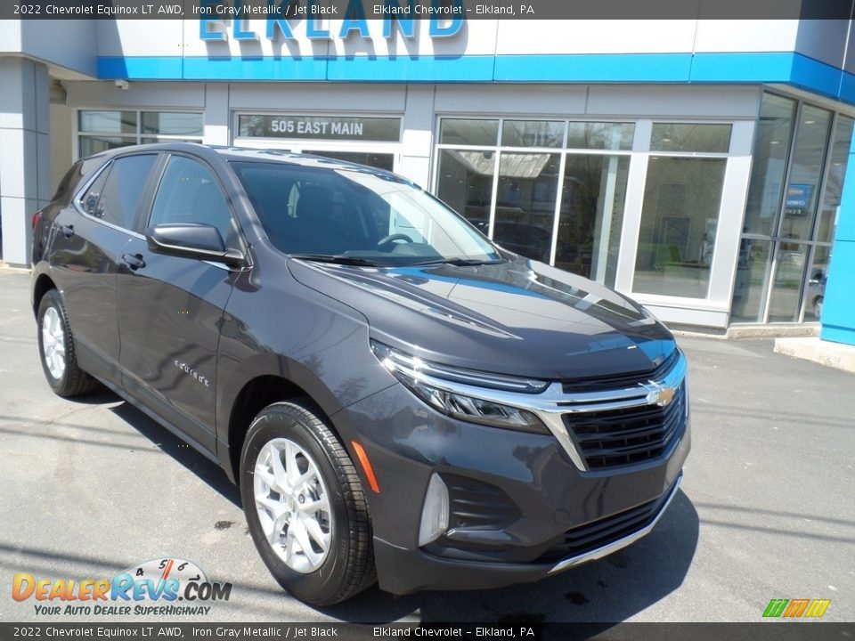 2022 Chevrolet Equinox LT AWD Iron Gray Metallic / Jet Black Photo #4