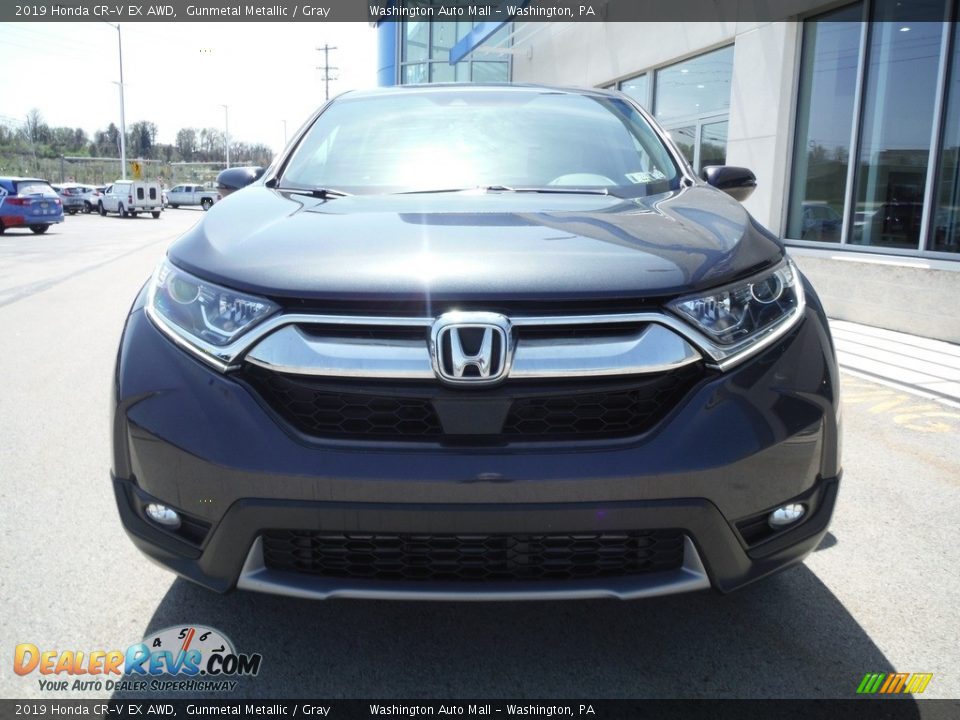 2019 Honda CR-V EX AWD Gunmetal Metallic / Gray Photo #5