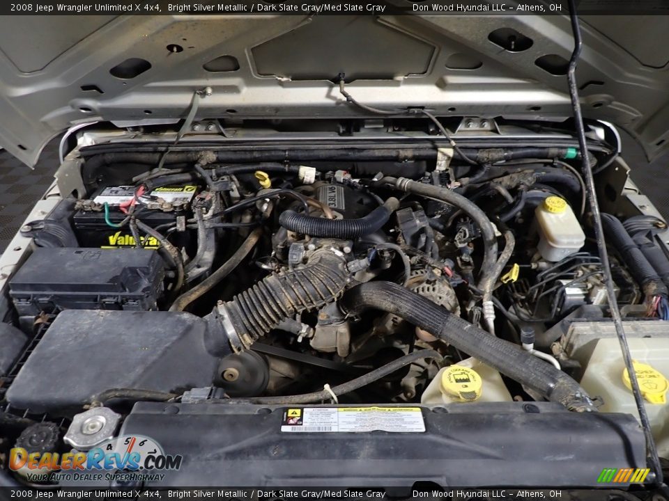 2008 Jeep Wrangler Unlimited X 4x4 Bright Silver Metallic / Dark Slate Gray/Med Slate Gray Photo #7