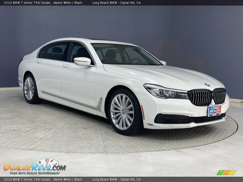 2019 BMW 7 Series 740i Sedan Alpine White / Black Photo #36