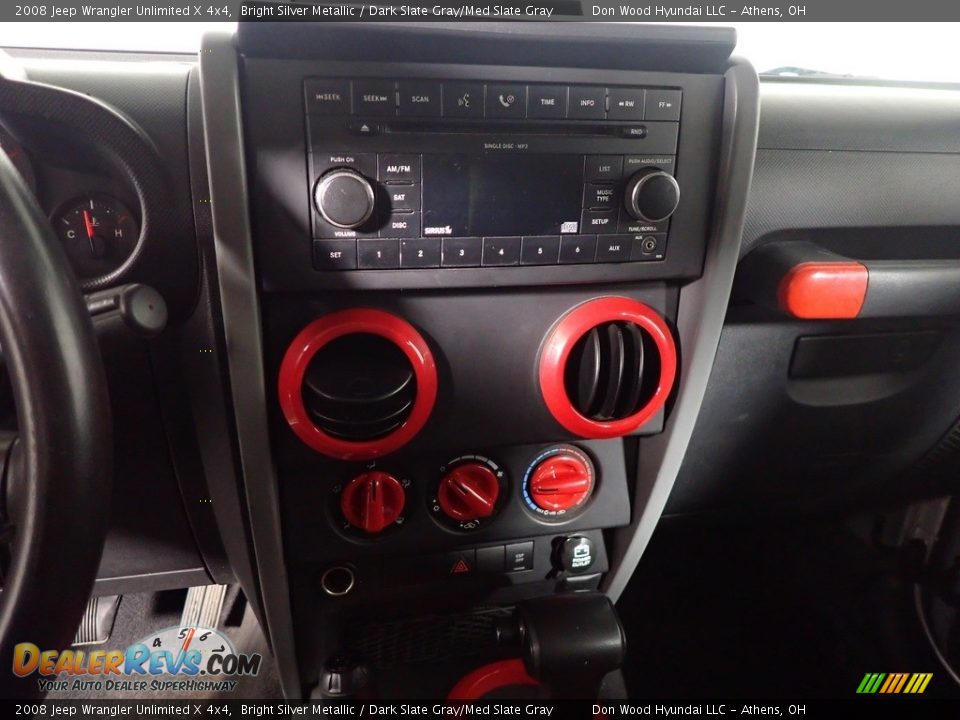 2008 Jeep Wrangler Unlimited X 4x4 Bright Silver Metallic / Dark Slate Gray/Med Slate Gray Photo #15