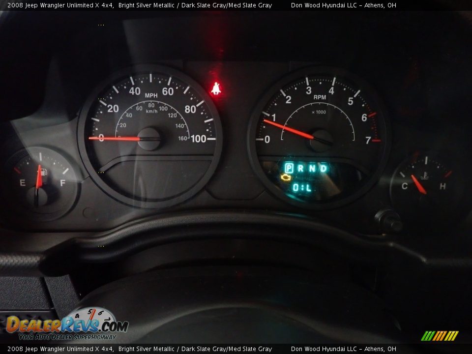 2008 Jeep Wrangler Unlimited X 4x4 Bright Silver Metallic / Dark Slate Gray/Med Slate Gray Photo #17