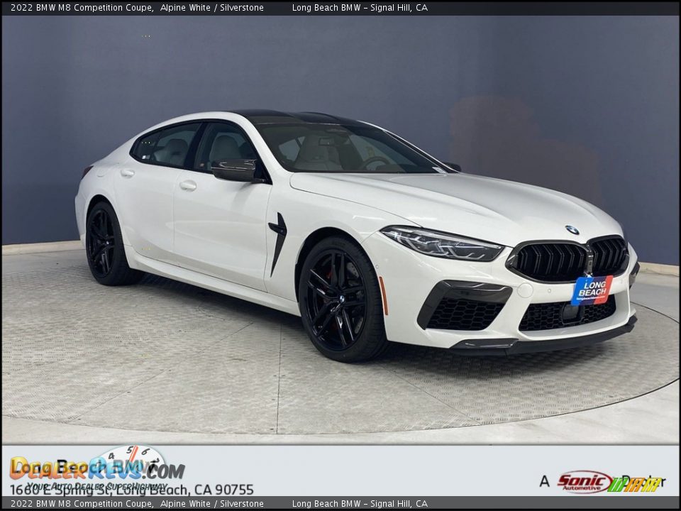 2022 BMW M8 Competition Coupe Alpine White / Silverstone Photo #1