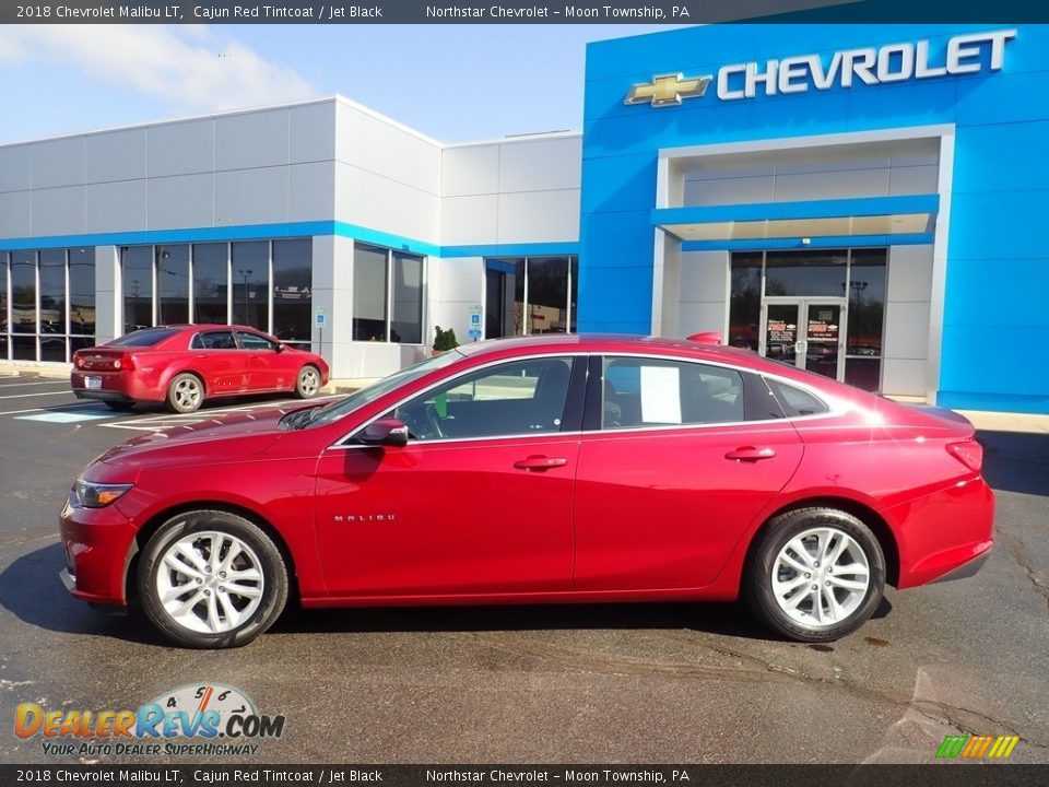 2018 Chevrolet Malibu LT Cajun Red Tintcoat / Jet Black Photo #3