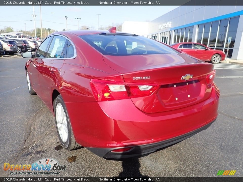 2018 Chevrolet Malibu LT Cajun Red Tintcoat / Jet Black Photo #5