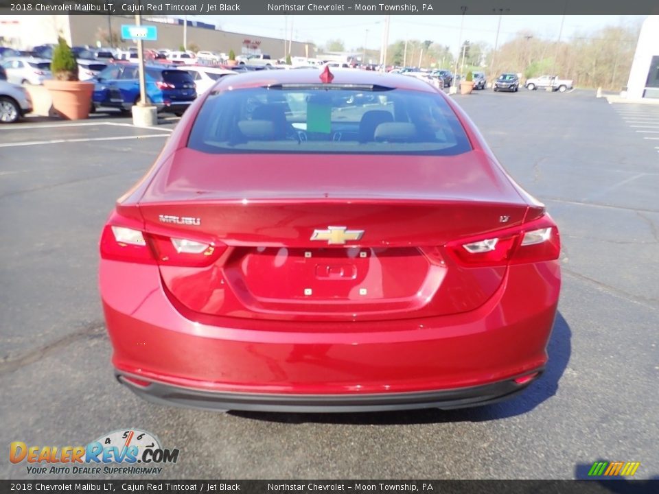 2018 Chevrolet Malibu LT Cajun Red Tintcoat / Jet Black Photo #6