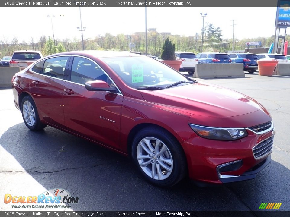 2018 Chevrolet Malibu LT Cajun Red Tintcoat / Jet Black Photo #11