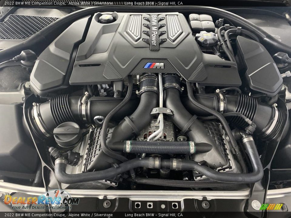 2022 BMW M8 Competition Coupe 4.4 Liter M TwinPower Turbocharged DOHC 32-Valve VVT V8 Engine Photo #9