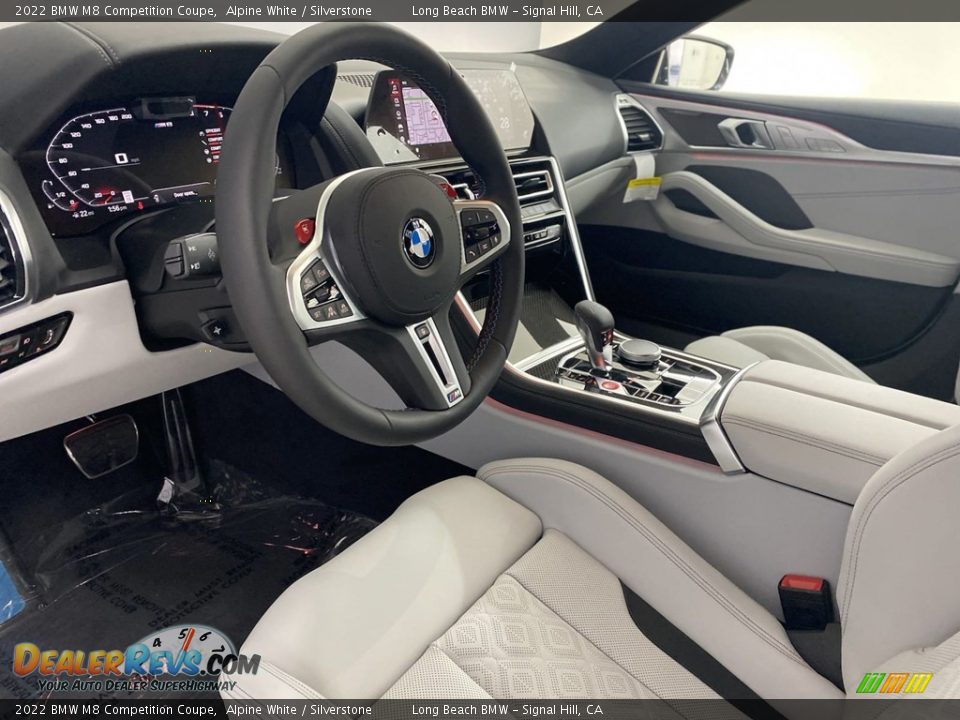 Silverstone Interior - 2022 BMW M8 Competition Coupe Photo #12