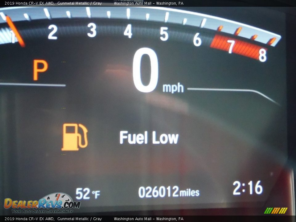 2019 Honda CR-V EX AWD Gunmetal Metallic / Gray Photo #33