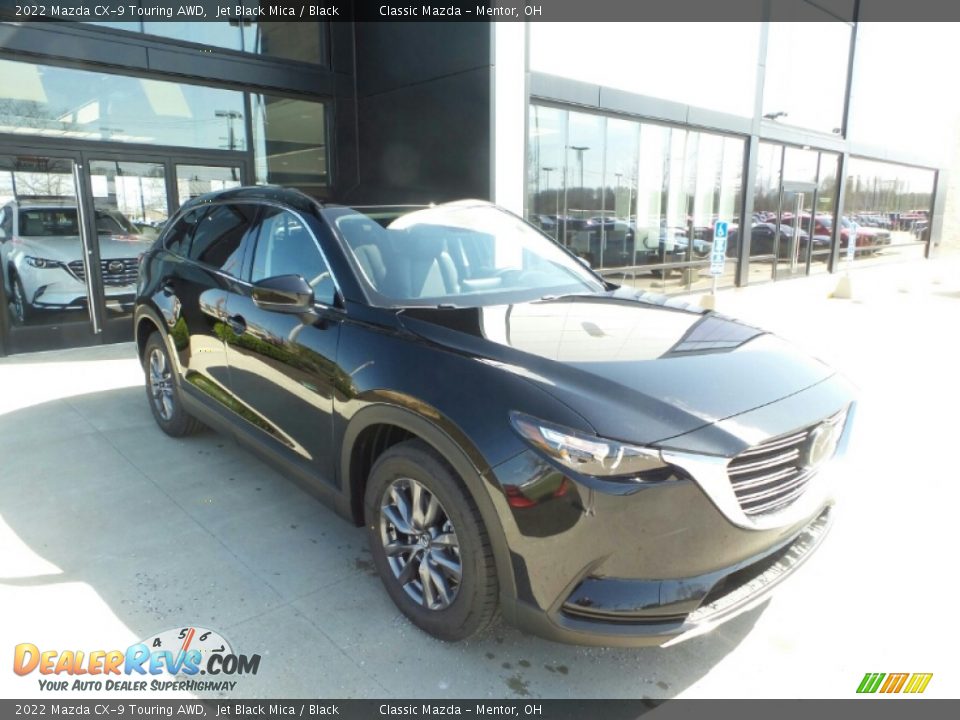 2022 Mazda CX-9 Touring AWD Jet Black Mica / Black Photo #1