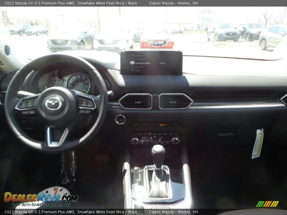 2022 Mazda CX-5 S Premium Plus AWD Snowflake White Pearl Mica / Black Photo #3