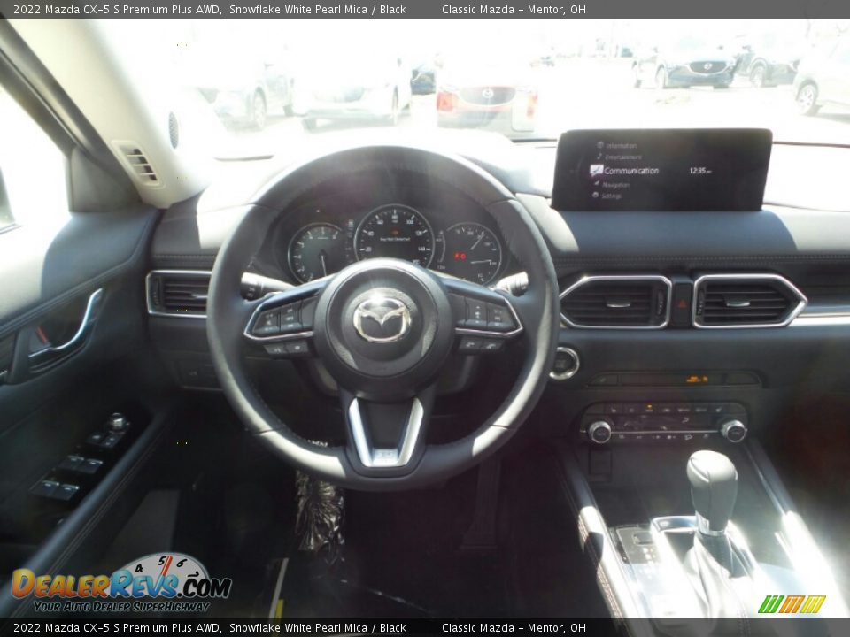 2022 Mazda CX-5 S Premium Plus AWD Snowflake White Pearl Mica / Black Photo #4
