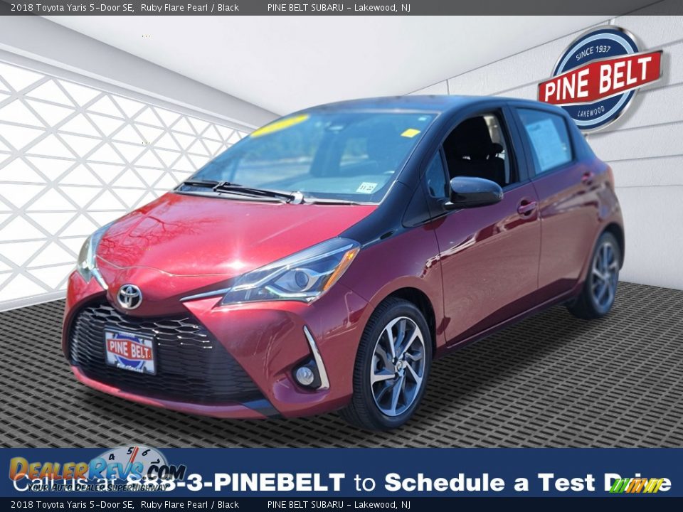 2018 Toyota Yaris 5-Door SE Ruby Flare Pearl / Black Photo #1