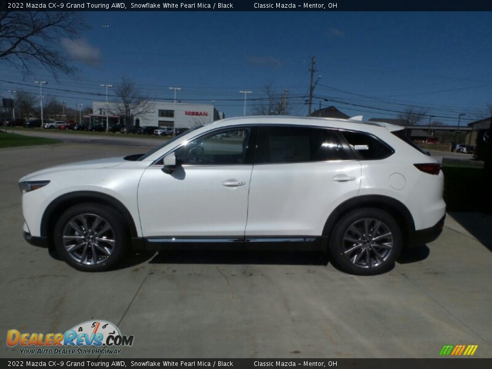 2022 Mazda CX-9 Grand Touring AWD Snowflake White Pearl Mica / Black Photo #6