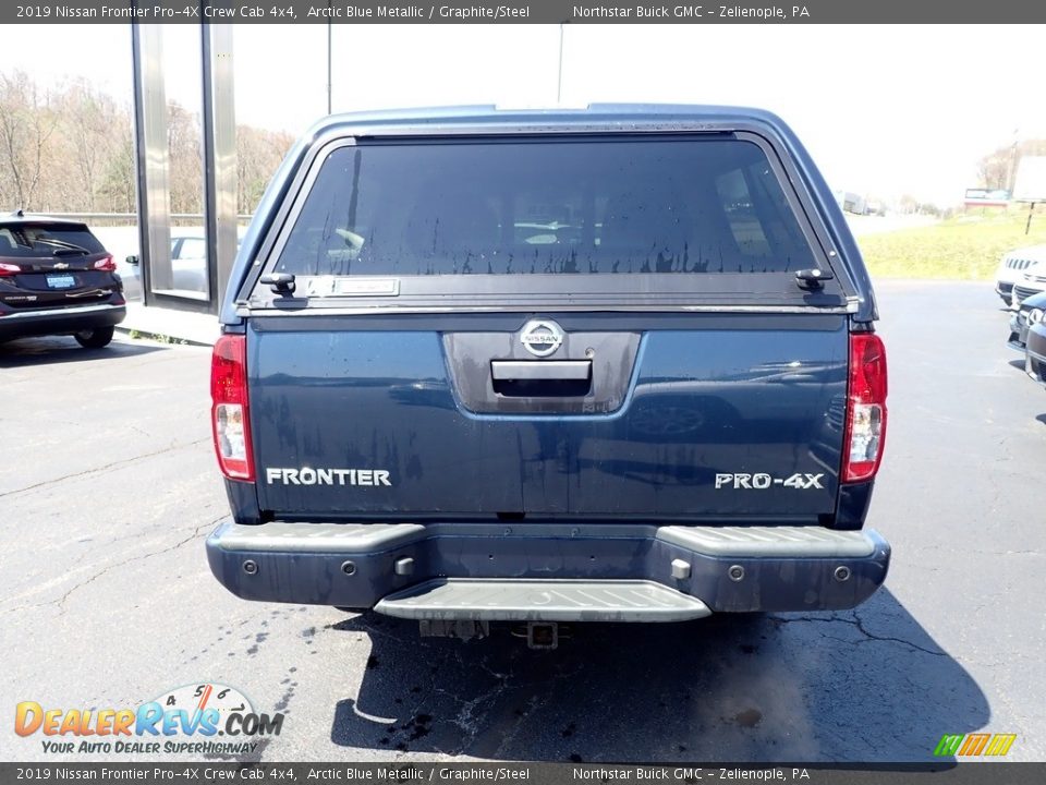 2019 Nissan Frontier Pro-4X Crew Cab 4x4 Arctic Blue Metallic / Graphite/Steel Photo #5