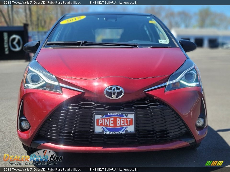 2018 Toyota Yaris 5-Door SE Ruby Flare Pearl / Black Photo #13