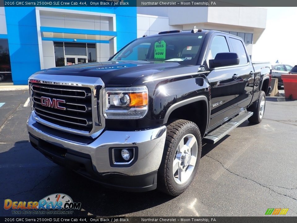 2016 GMC Sierra 2500HD SLE Crew Cab 4x4 Onyx Black / Jet Black Photo #2