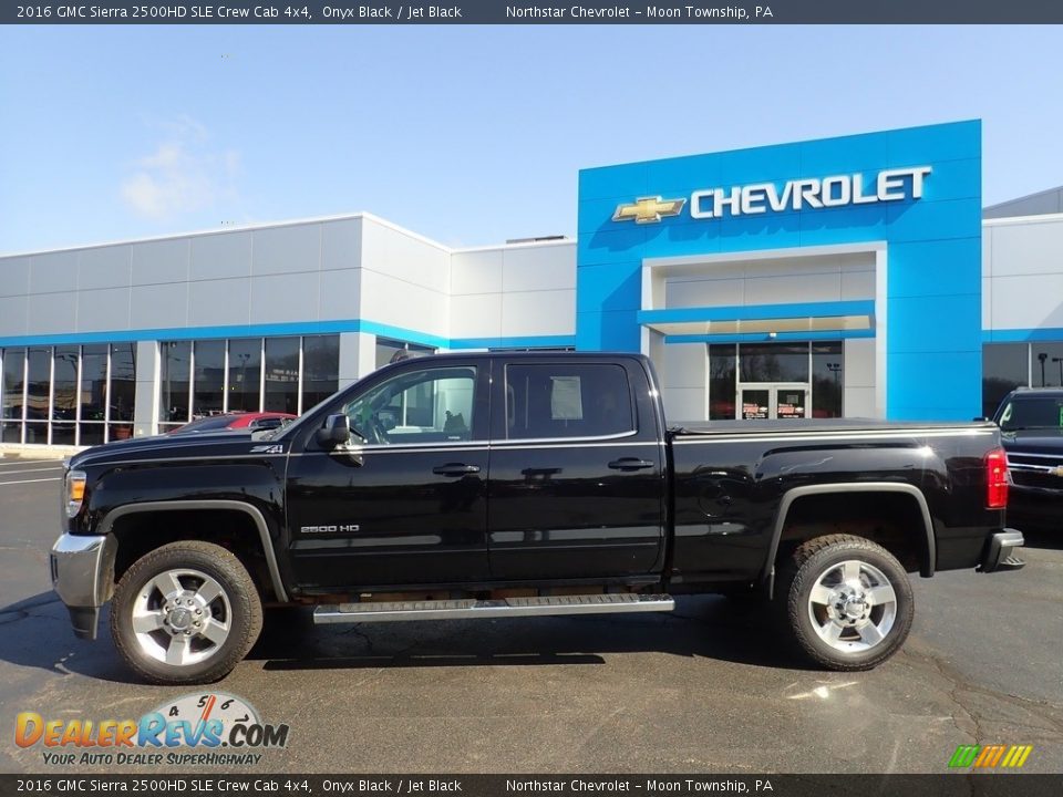 Onyx Black 2016 GMC Sierra 2500HD SLE Crew Cab 4x4 Photo #3