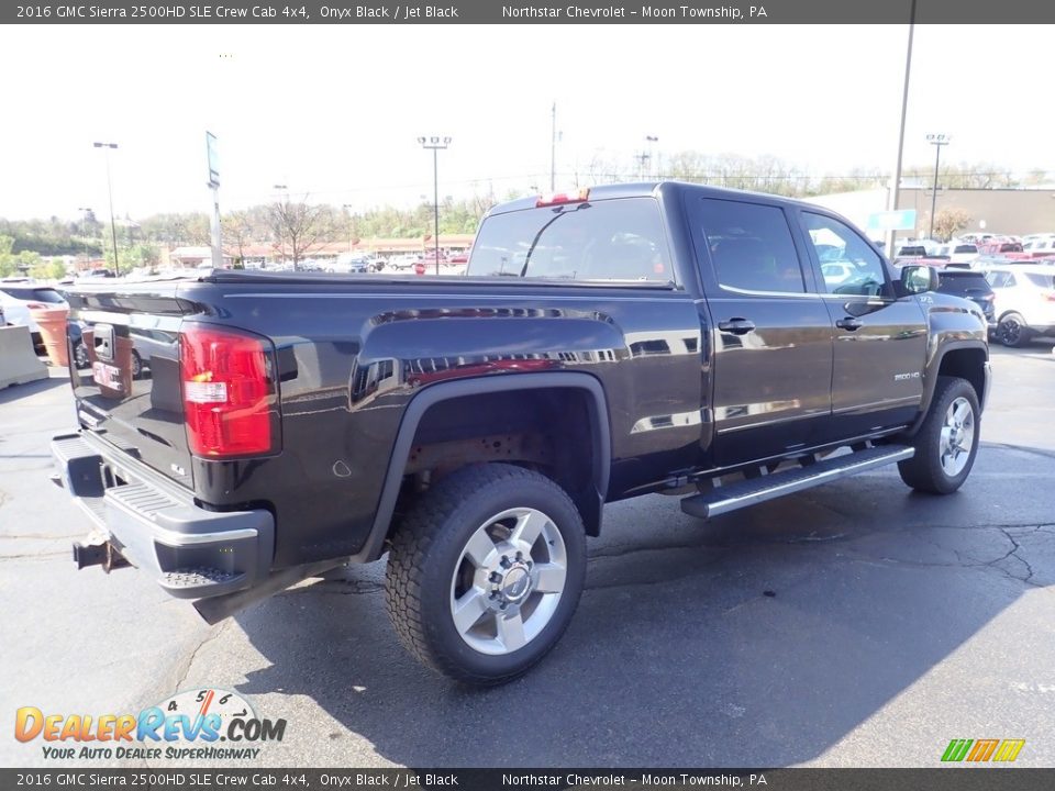 2016 GMC Sierra 2500HD SLE Crew Cab 4x4 Onyx Black / Jet Black Photo #8