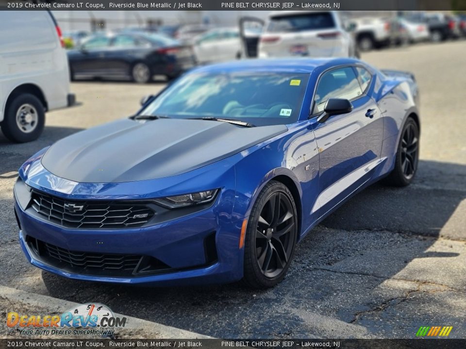 2019 Chevrolet Camaro LT Coupe Riverside Blue Metallic / Jet Black Photo #1