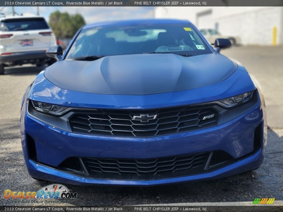 2019 Chevrolet Camaro LT Coupe Riverside Blue Metallic / Jet Black Photo #2