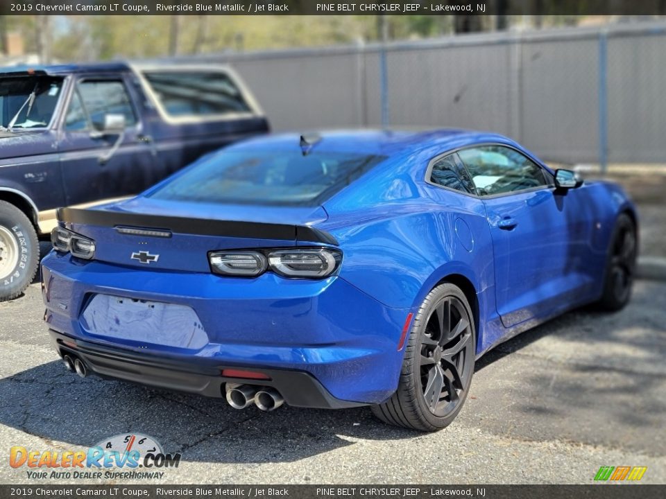 2019 Chevrolet Camaro LT Coupe Riverside Blue Metallic / Jet Black Photo #4